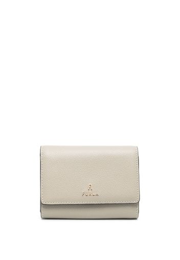 Furla logo-plaque bi-fold wallet - Grau