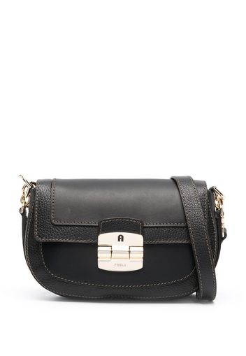 Furla Club 2 leather crossbody bag - Schwarz