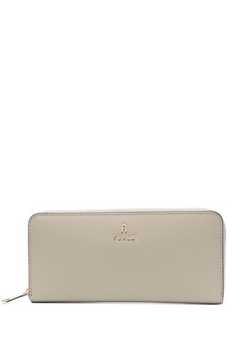 Furla logo-plaque leather wallet - Grün