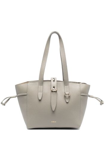 Furla Furla Net leather tote bag - Grau