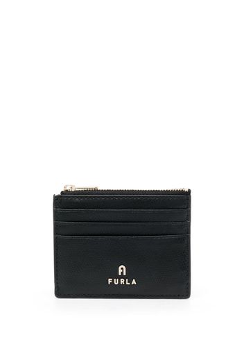 Furla Portemonnaie mit Logo-Schild - Schwarz