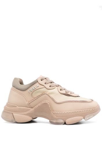 Furla Wonderfurla lace-up sneakers - Nude