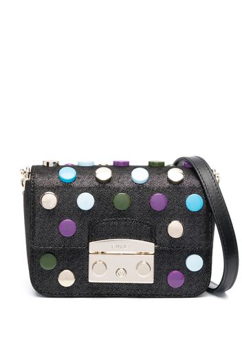 Furla Metropolis stud-detailing mini bag - Schwarz