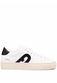 Furla low-top lace-up trainers - Weiß