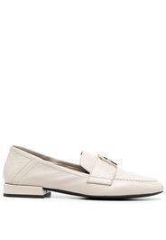 Furla Loafer mit Logo-Schild - Nude