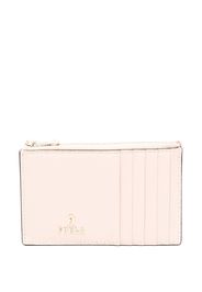 Furla leather cardholder wallet - Nude