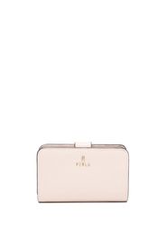 Furla bi-fold leather wallet - Nude