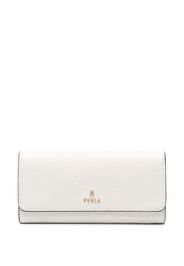 Furla logo-plaque leather wallet - Weiß