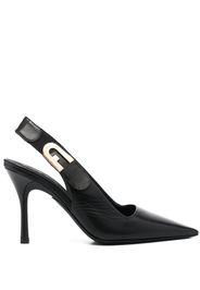 Furla Spitze Slingback-Pumps - Schwarz