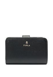 Furla logo-plaque detail wallet - Schwarz