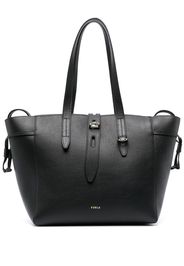 Furla medium Net leather tote bag - Schwarz