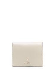 Furla Portemonnaie mit Logo-Schild - Nude