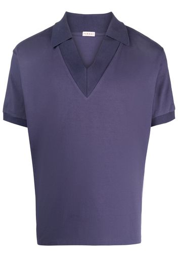 FURSAC Poloshirt aus Jersey - Blau