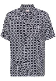 FURSAC Hemd mit Seil-Print - Blau
