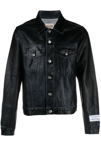 GALLERY DEPT. Andy logo-embroidered denim jacket - Schwarz