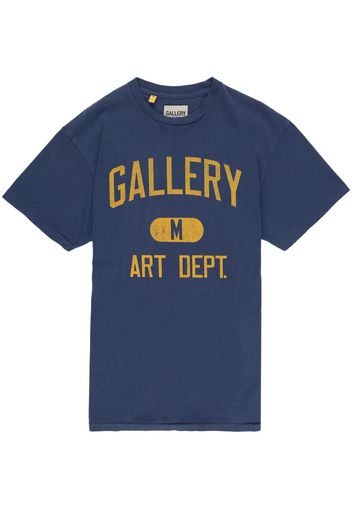 GALLERY DEPT. logo-print cotton T-shirt - Blau