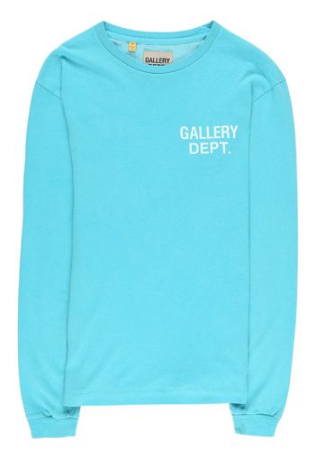 GALLERY DEPT. logo-print long-sleeve sweatshirt - Blau