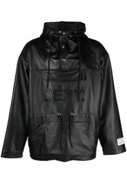 GALLERY DEPT. G DEPT RILEY LEATHER ANORAK BLK - Schwarz