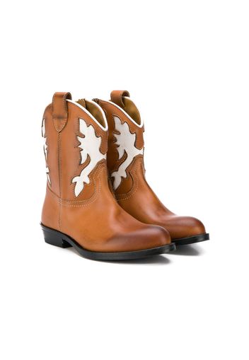 Gallucci Kids Klassische Cowboystiefel - Braun