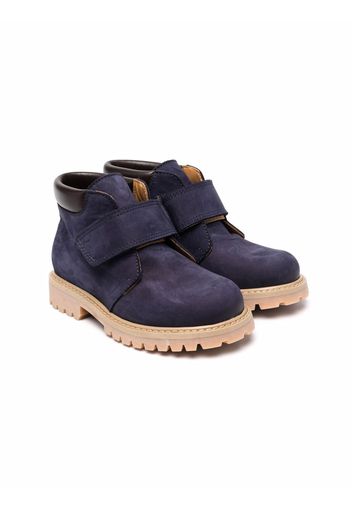 Gallucci Kids suede touch-strap boots - Blau