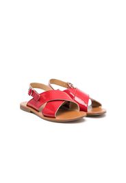 Gallucci Kids Zweifarbige Sandalen - Rot