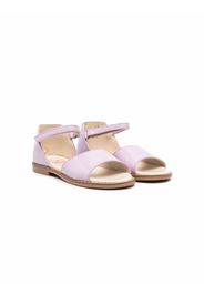 Gallucci Kids patent-leather flat sandals - Violett