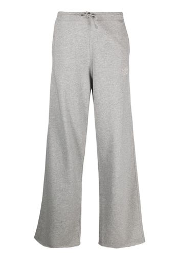 GANNI organic-cotton track pants - Grau