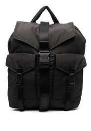 GANNI Tech multi-pocket backpack - Schwarz