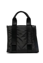 GANNI drawstring tote bag - Schwarz