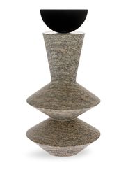 Gardeco Constantin Totem 3 stone sculpture - Braun