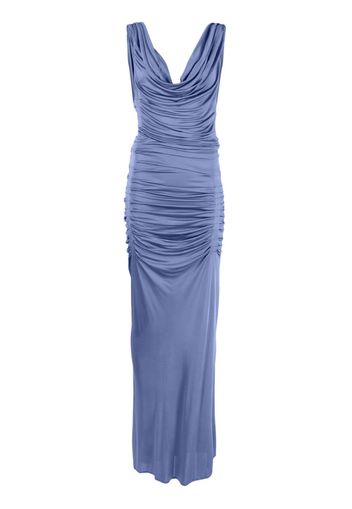 GAUGE81 Ina draped maxi dress - Blau