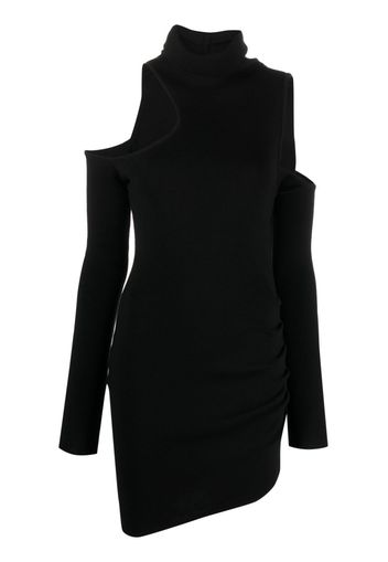 GAUGE81 Piana cut-out merino minidress - Schwarz