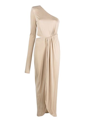 GAUGE81 Suani one-shoulder cut-out dress - Nude