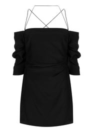 GAUGE81 Samaca off-shoulder silk minidress - Schwarz