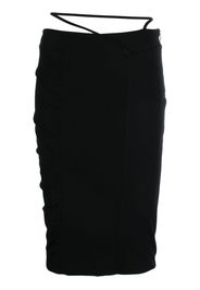 GAUGE81 Dayton ruched pencil skirt - Schwarz