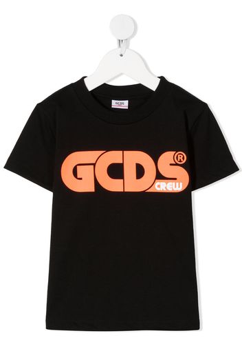 Gcds Kids T-Shirt mit Logo-Print - Schwarz