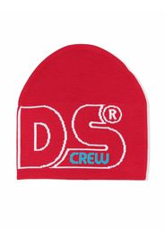 Gcds Kids Mütze mit Logo-Print - Rot