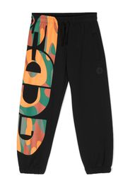 Gcds Kids logo-print track-pants - Schwarz