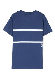 Gcds Kids chest logo-print detail T-shirt - Blau