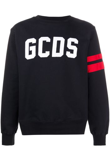 Gcds Sweatshirt mit Logo-Stickerei - Schwarz