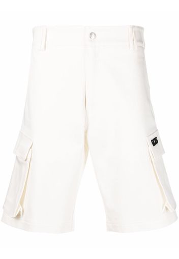 Gcds knee-length cargo shorts - Weiß