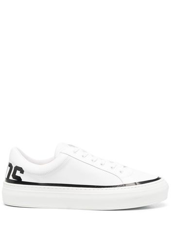 Gcds logo-print low-top sneakers - Weiß