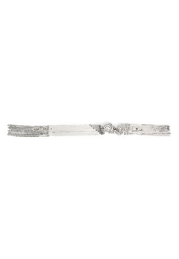 Gcds crystal-embellished shoulder strap - Silber