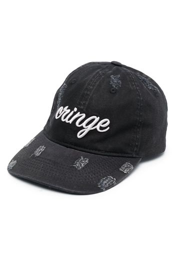 Gcds Cringe embroidered baseball hat - Schwarz