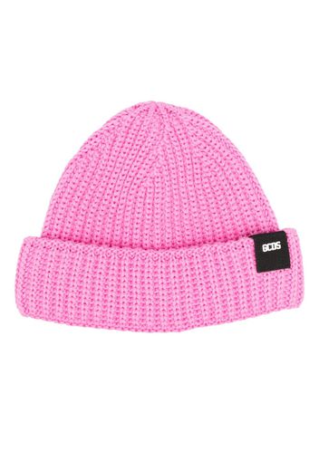 Gcds Giuly logo-patch beanie - Rosa