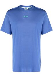 Gcds logo-print cotton T-shirt - Blau
