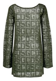 Gcds monogram-knit minidress - Grün