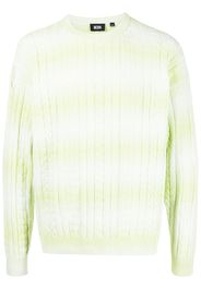 Gcds braid-detailed cotton sweatshirt - Grün