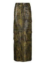 Gcds Biker Cargo maxi skirt - Grün