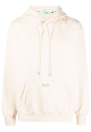 Gcds logo-detail drawstring hoodie - Nude